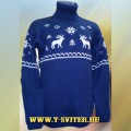 Тату-свитер с оленями серен-ра, вариант 8