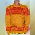 Тату-свитер - с норвежским орнаментом, вариант 2.01
